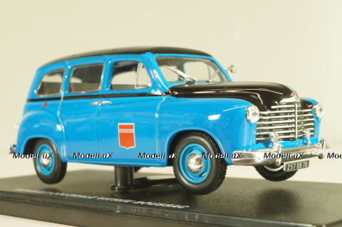 Renault Colorale Vitree "Boussac" 1952, blue/black, Atlas 1:43