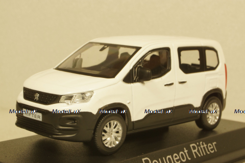 Peugeot Rifter 2018 White, 479062, Norev 1:43