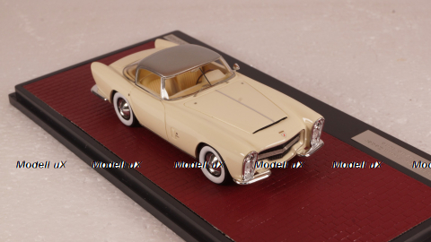 Dodge Storm Zeder Z-250 Bertone 1953 white, Matrix 1:43