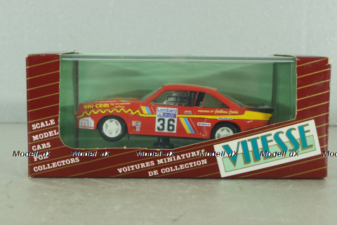 Opel Manta 400 #36 R.A.C. rally 1984 with 2 figuren, red, SM20, Vitesse 1:43