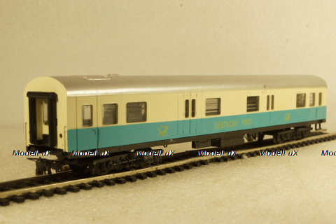 Почтовый вагон (голубой\белый), PIKO 