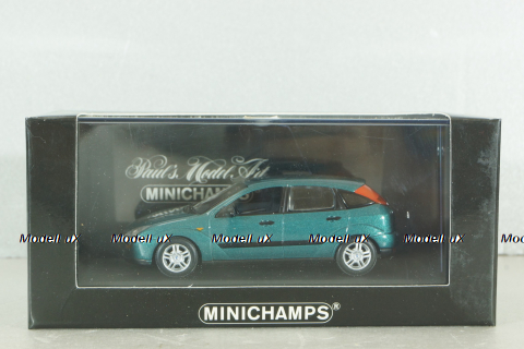 Ford Focus 5-door 1998, green, 430087020, Minichamps 1:43 Уценка!