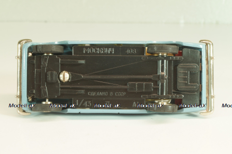 Москвич-408 71 А1, грязно-голубой , Тантал/Радон 1:43