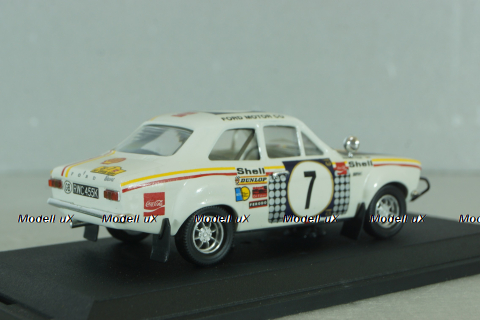Ford Escort II RS 1600 #7  winner rally Safari 1972, Mikkola, white, 515, Trofeu 1:43