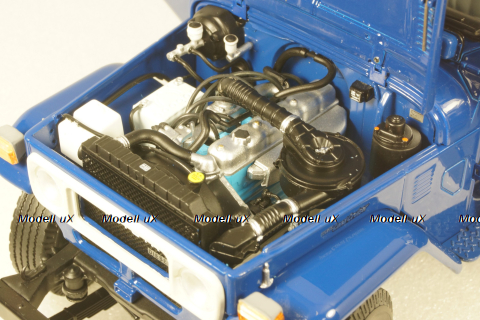 Toyota Land Cruiser 40 Pick Up, blue, KYO8958BL, Kyosho 1:18