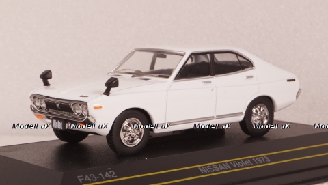 Nissan Violet 1973 White, F43-142, First 43 1:43