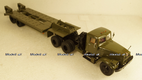 Краз-257 с п/п ЧМЗАП-5523 Хаки, SSM7028, SSM 1:43