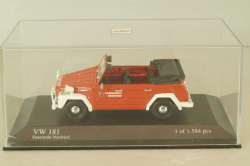 Volkswagen 181, fire engine Neuwied 1969, red, 430050090, Minichamps 1:43