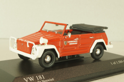 Volkswagen 181, fire engine Neuwied 1969, red, 430050090, Minichamps 1:43