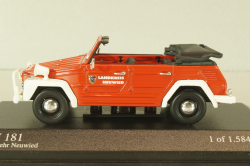 Volkswagen 181, fire engine Neuwied 1969, red, 430050090, Minichamps 1:43