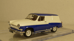 Газ-22, Фургон,бело/синий, Алник43 1:43