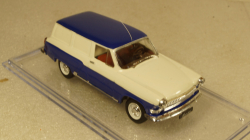 Газ-22, Фургон,бело/синий, Алник43 1:43