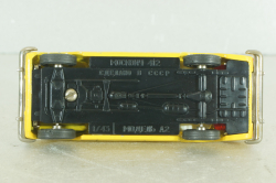 Москвич-412 А2, желтый, 2 зажима,Тантал/Радон 1:43