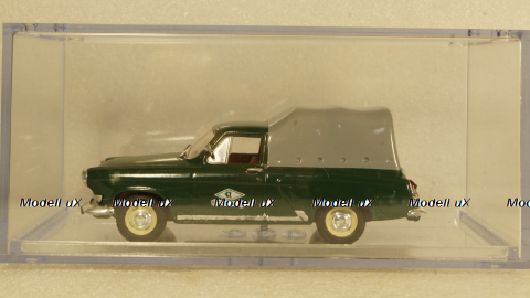 Газ-22 пикап с тентом зеленый, Алник43 1:43