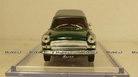 Газ-22 пикап с тентом зеленый, Алник43 1:43