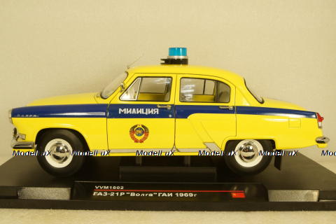 ГАЗ-21Р ГАИ Милиция 1969, VVM1802, VVM 1:18