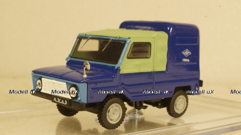 ЛуАЗ 969 "Волынь" фургон, синий, Алник43 1:43