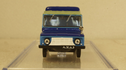 ЛуАЗ 969 "Волынь" фургон, синий, Алник43 1:43