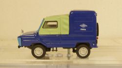 ЛуАЗ 969 "Волынь" фургон, синий, Алник43 1:43