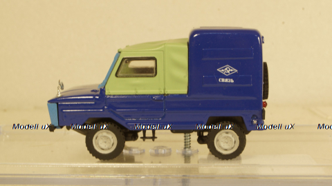 ЛуАЗ 969 "Волынь" фургон, синий, Алник43 1:43