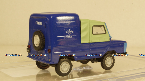 ЛуАЗ 969 "Волынь" фургон, синий, Алник43 1:43