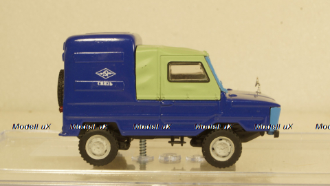 ЛуАЗ 969 "Волынь" фургон, синий, Алник43 1:43