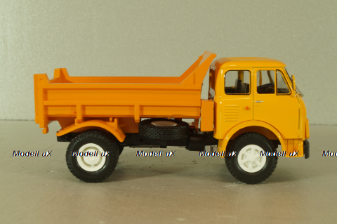 Маз-5549 самосвал, оранжевый, Легендарные грузовики СССР №111, Modimio 1:43