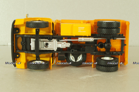 Маз-5549 самосвал, оранжевый, Легендарные грузовики СССР №111, Modimio 1:43