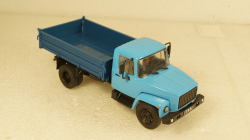 Газ-3307 Самосвал 1994г, голубой/синий, Алник43 1:43