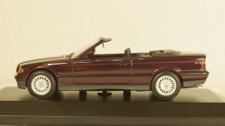 BMW 3-SERIES E36 CABRIOLET - 1993 - PURPLE METALLIC, 940023331, Maxichamps 1:43