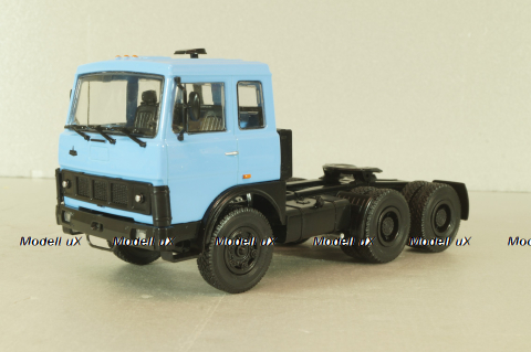 Маз-6422 тягач, синий, Легендарные грузовики СССР №107, Modimio 1:43
