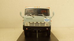 Камаз-5511 с спальником,  самосвал, серый/оранжевый, Алник43 1:43