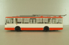 Skoda 14TR троллейбус 1980, белый/красный, Автоистория 1:43