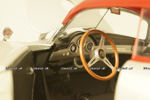 Porsche 356 Speedster Outlaw Hardtop silver, 450031700,  Schuco 1:18