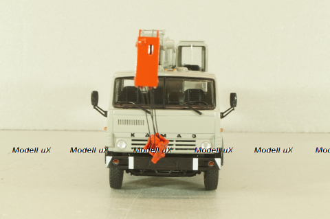 КС-3575А(53213) Автокран на шасси Камаз-53213, серый, Автоистория 1:43