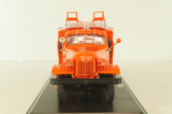 ПМЗ-16В, пожарный автомобиль на шасси Зис-151 1958, красный, SSM1574, SSM 1:43
