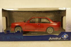 BMW E30 1986, red, 1801502, Solido 1:18