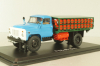 ГТК-40(53) автомобиль для перевозки газовых балонов, на шасси Газ-53 1958, красный, SSM1390, SSM 1:43