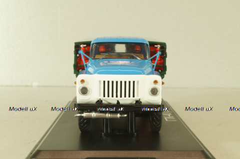 ГТК-40(53) автомобиль для перевозки газовых балонов, на шасси Газ-53 1958, красный, SSM1390, SSM 1:43