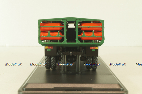 ГТК-40(53) автомобиль для перевозки газовых балонов, на шасси Газ-53 1958, красный, SSM1390, SSM 1:43
