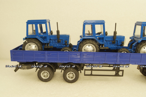 МАЗ-54329 седельный тягач с 2-х осным п/п МАЗ-93866, Студия А.В.Жуковского 1:43