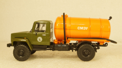 Газ-3308 Садко КО-520  зеленый/оранжевый, Алник43 1:43