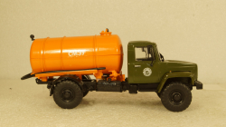 Газ-3308 Садко КО-520  зеленый/оранжевый, Алник43 1:43