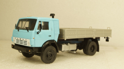 Камаз-4325 короткий кузов голубой/серый, Алник 1:43