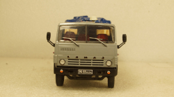 Камаз-4325 нарощенный борт с грузом ,серый, Алник43 1:43