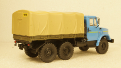 Зил-4334 с тентом синий/хаки, Алник43 1:43