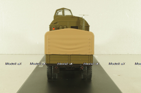 СКП-11(130) Стартовый командный пункт на шасси Зил-130 с прицепом 1962, хаки, военный, SSM7069, SSM 1:43
