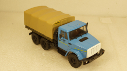 Зил-4334 с тентом синий/хаки, Алник43 1:43