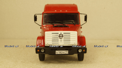 Зил-133-05А тягач красный, Алник43 1:43