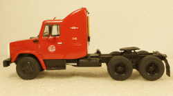 Зил-133-05А тягач красный, Алник43 1:43